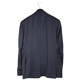 Hugo Boss-Plaid Suit-Blue