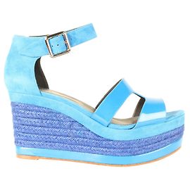 Hermès Cunhas de espdrille Ilana azul elétrico Azul
