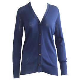 Calvin Klein Strickjacke in Marineblau Blau Marineblau