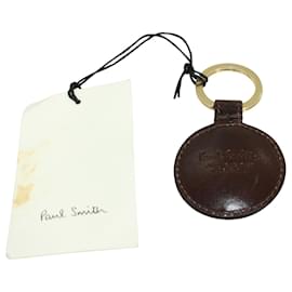 Paul Smith-Leather Key Chain-Brown