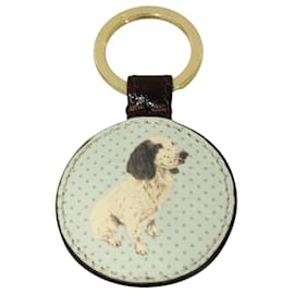 Paul Smith-Leather Key Chain-Brown