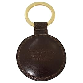 Paul Smith-Leather Key Chain-Brown