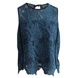 Msgm Lace top Blue