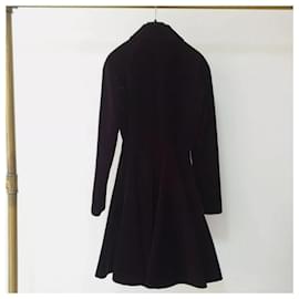 Alaïa-Alaiia Burgundy Velvet Blazer Jacket  Coat  Sz.38-Other