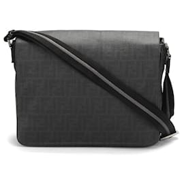 Fendi-Fendi Messenger Bag Shoulder Bag in Black-Black