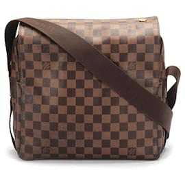 Louis Vuitton-Louis Vuitton Damier Ebene Naviglio in Brown-Brown