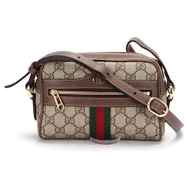 Gucci-Gucci Ophidia Gg Sprigur Mini Bag in Beige-Beige
