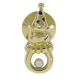 (Usato) Chopard Chopard Gioielli Clown 1P spilla di diamanti 750YG K18 D'oro Giallo