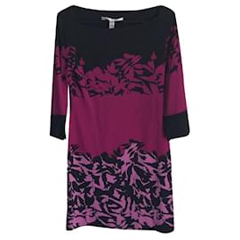 Diane Von Furstenberg-DvF Zeema silk dress pattern Mirrored garden-Multiple colors