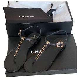 Chanel sandali Nero