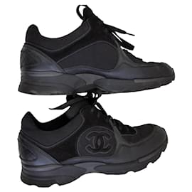 Chanel-Chanel Sneaker so black   Size 39-Black