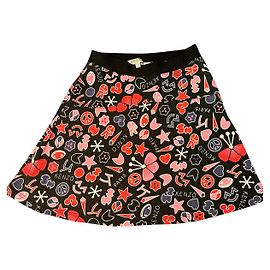 Falda Kenzo de algodón multicolor niña 11-12 años Multicolor