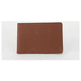 Junya Watanabe Louis Vuitton Brown Leather Card Holder ID Wallet Insert Other