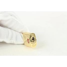 Louis Vuitton-TSA Gold Padlock and Key Set Lock Keepall Eole-Other