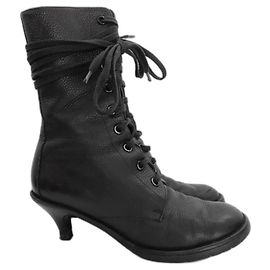 Véronique Branquinho Victorian Boots Black