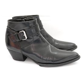 Junya Watanabe Cowboy Boots Black
