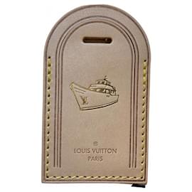 Louis Vuitton-Large size luggage tag hot stamping Taiwan boat-Beige