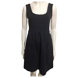 Diane Von Furstenberg Robe DvF Cézanne marine Bleu Marine