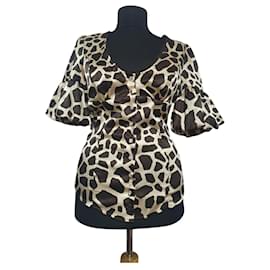 Guess Top Multicolore Polyester Elastane S Multiple colors