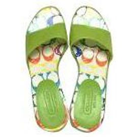 [Gebraucht] COACH ◆ Sandalen / US6 / GRN [Schuhe] Grün