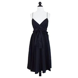 Diane Von Furstenberg Vestido negro coqueto Jolie de DvF (VENDIMIA) Negro