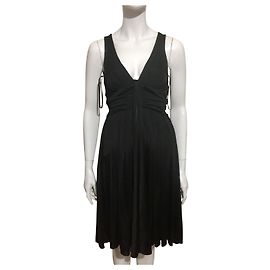 Diane Von Furstenberg DvF petite robe noire vintage Noir
