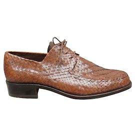 Joseph Fenestrier derbies tressé vintage Unic Fenestrier p 41 état neuf Marron clair