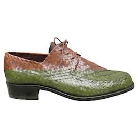 Joseph Fenestrier-vintage braided derbies Unic Fenestrier p 41 New condition-Light brown