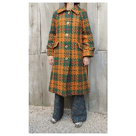 vintage sixties t Aquascutum coat 40 Orange