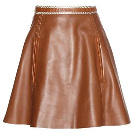 Saia leater Larissa da Acne Studios Marrom