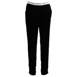 Ermanno Scervino Sweathose aus Samt Schwarz