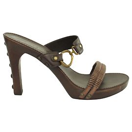 Loewe Sandali di legno Marrone