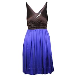 Dkny Robe drapée bleu électrique Bleu
