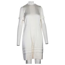 Céline-Silk dress-White,Cream