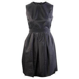 Carven Robe dos nu brillante Noir