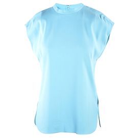 Balenciaga Top strutturato celeste Blu