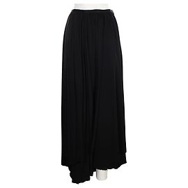 Lanvin Gonna lunga a pieghe Nero