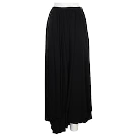Lanvin Plissierter Maxirock Schwarz
