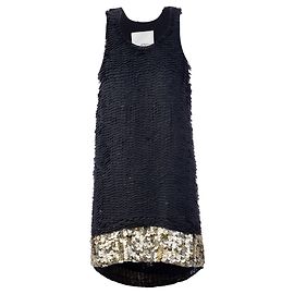 3.1 Phillip Lim Túnica de lentejuelas de seda Negro