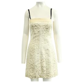 D&G-Golden Sleeveless Dress-Golden,Metallic