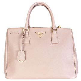Prada Bolsa de couro rosa Galleria Saffiano Rosa
