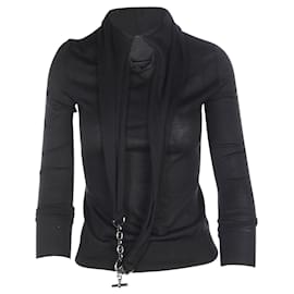 Hermès-Long sleeves top-Black