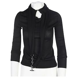 Hermès-Long sleeves top-Black