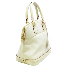 Louis Vuitton-Louis Vuitton White Suhali Lockit PM-White