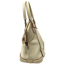 Louis Vuitton-Louis Vuitton White Suhali Lockit PM-White