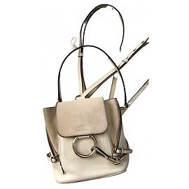Mini Faye Rucksack cremeweiß Chloé Aus weiß