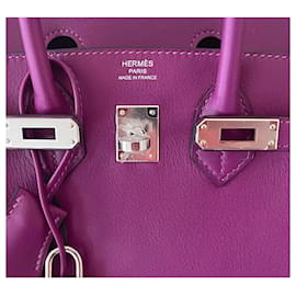 Hermès-Birkin 25-Púrpura