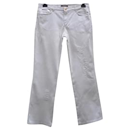 Roberto Cavalli-Un pantalon, leggings-Blanc cassé