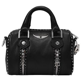 Zadig & Voltaire Borsa Sunny Nano in pelle nera Nero