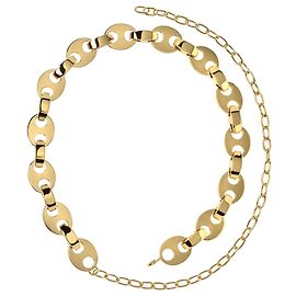 Paco Rabanne Achter Gürtel aus Goldmessing Golden Metallisch